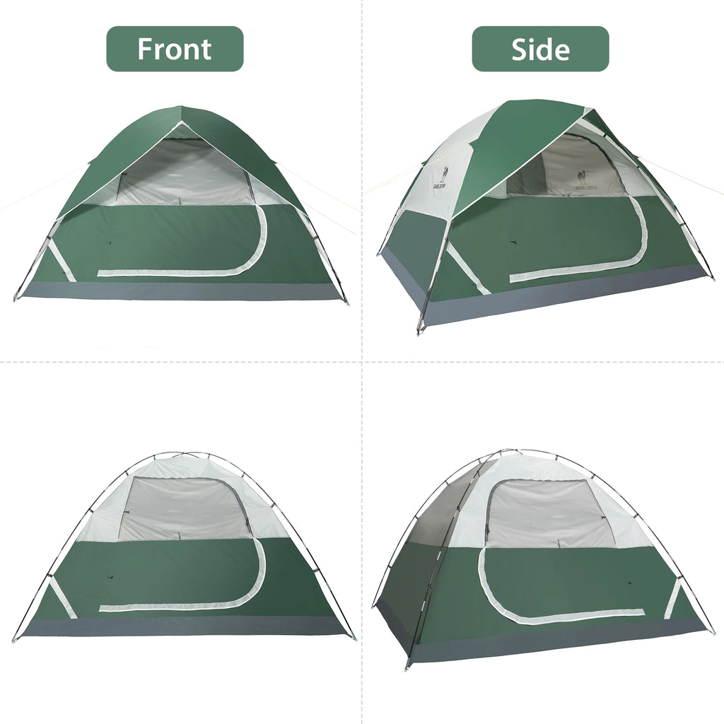 Waterproof 5-6 Person Lightweight Dome Camping Tent with Carry Bag J709696
