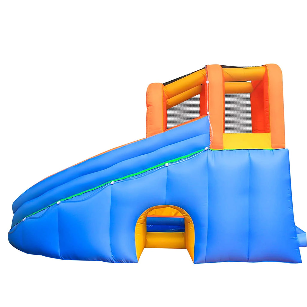 Inflatable Water Slide with Pool and Blower A989548