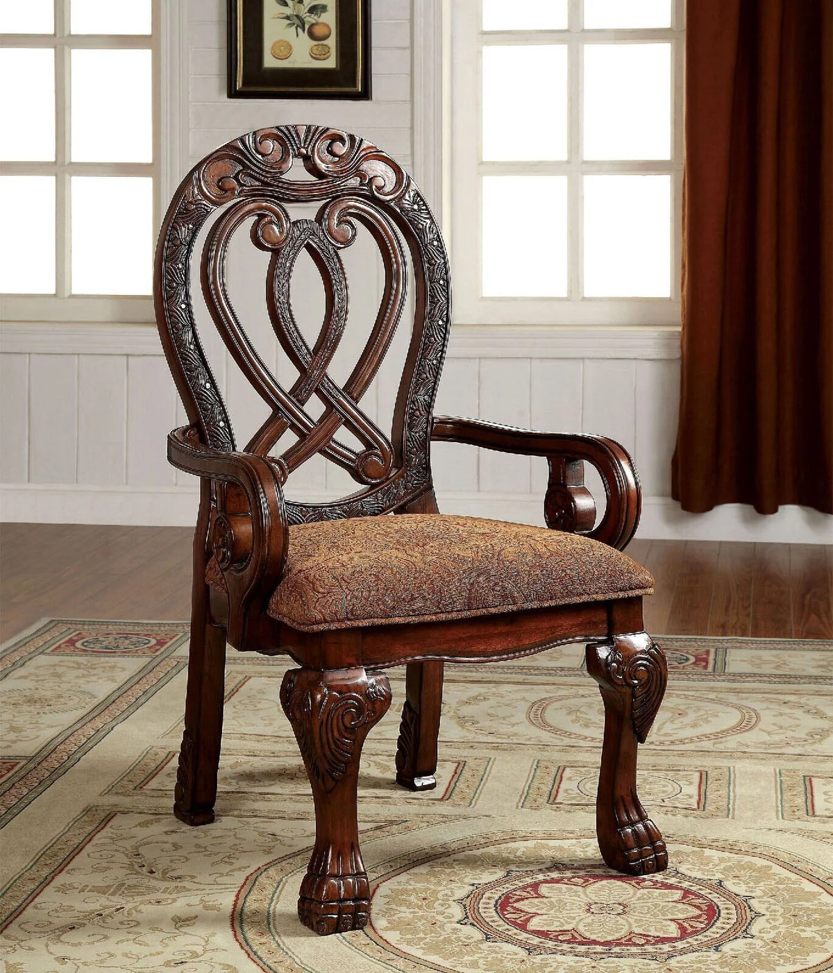 Cherry Solid Wood 7 Pc Dining Set Y13913