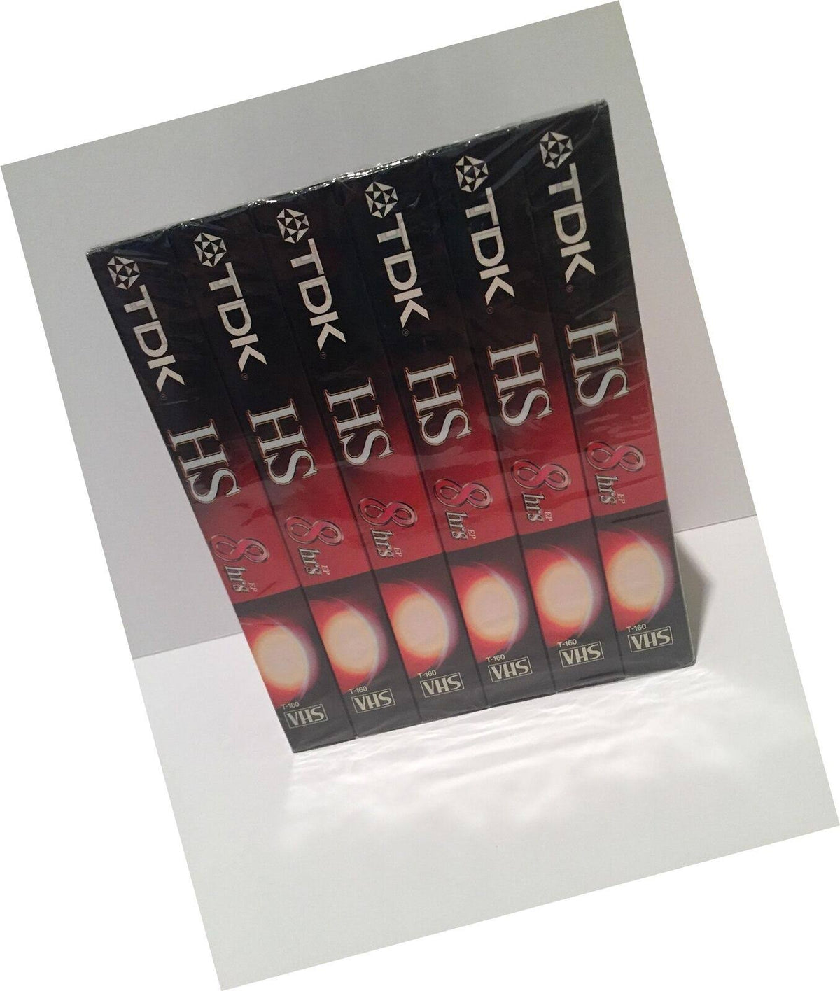 VHS T-160 Video Tapes 8-Hour 6-Pack K424
