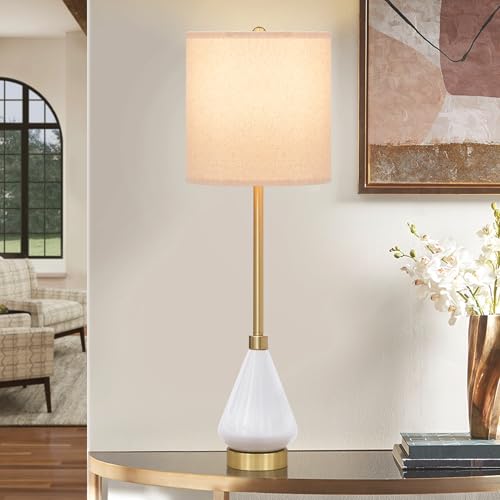 White Ceramic Buffet Lamps Set of 2 H7344