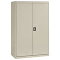 Steel Freestanding Garage Cabinet in Putty S6355