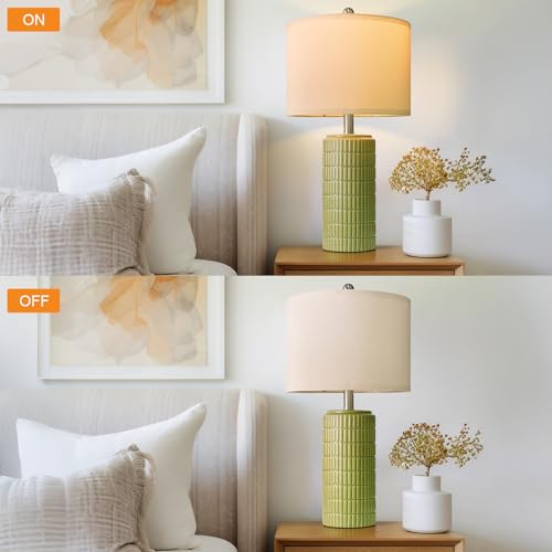 Pink Ceramic Table Lamps Set of 2 T4632