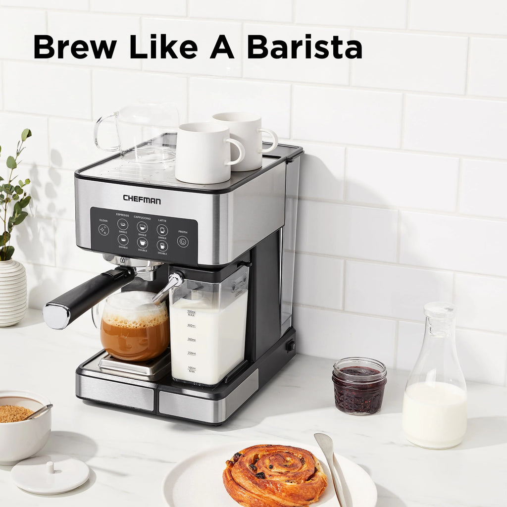 6-in-1 Espresso Machine with Milk Frother C579