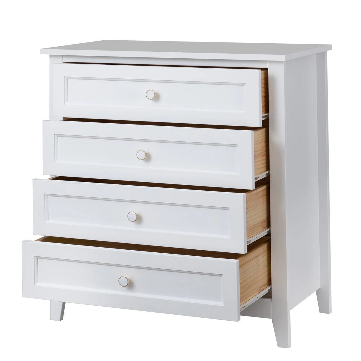 Solid Wood 4 Drawer Dresser P5155