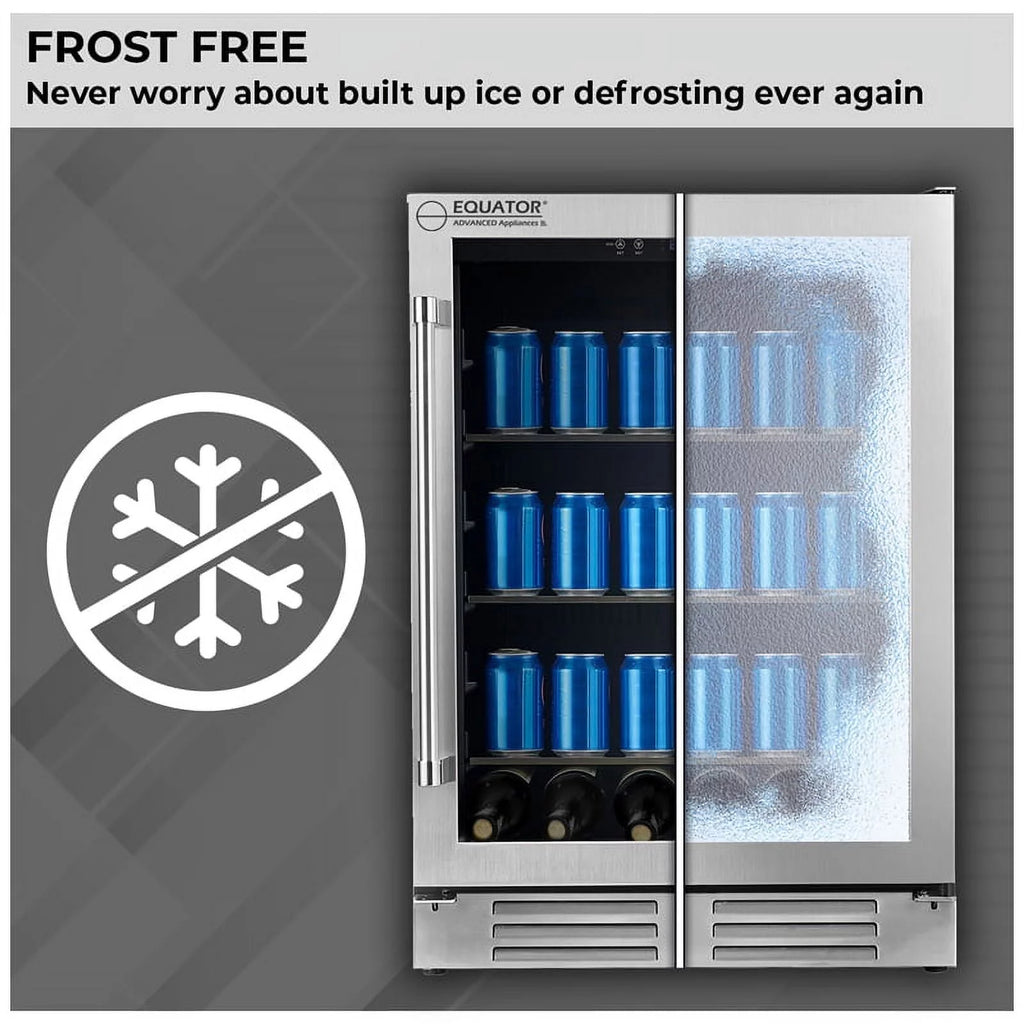 23.4" Wide Built-In/Freestanding Beverage Refrigerator A26579